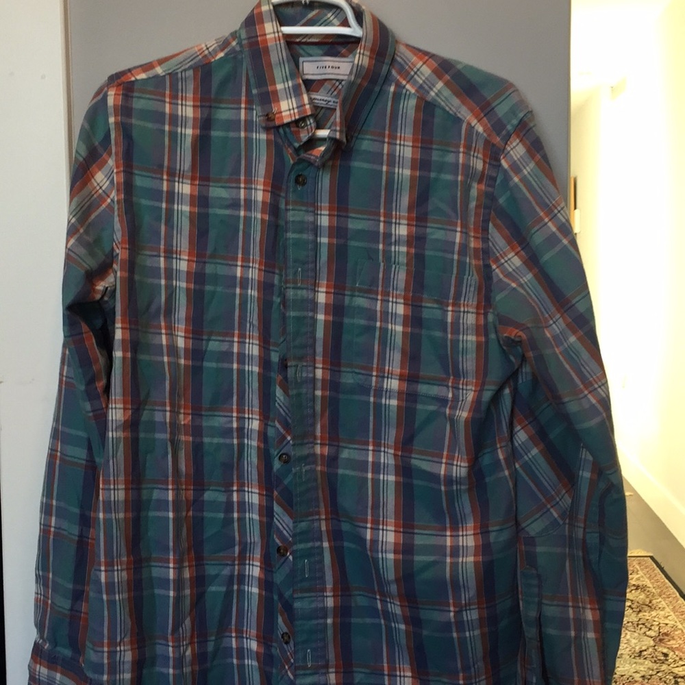 Five four button down flannel